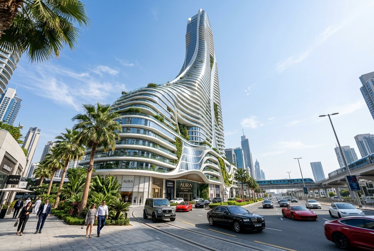 Dubai Curved Skyscraper